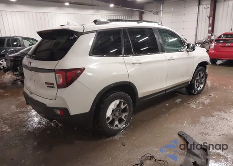 2022 Honda Passport Awd Trailsport из США, поврежденный, VIN 5FNYF8H62NB031672
